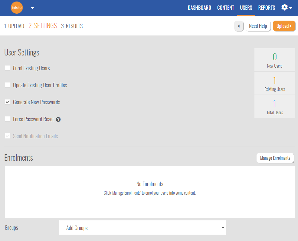 How to do a bulk upload
